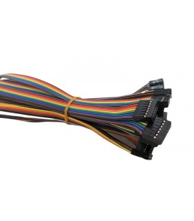 Кабельный шлейф Dupont 7pin 2 ряда 2.54мм 310мм (19388)