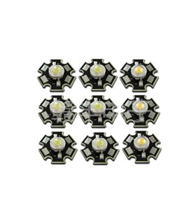 Светодиод LED на радиаторе 1W 3000-3200K теплый (17128) Светодиод LED на радиаторе 1W 3000-3200K теплый (17128)