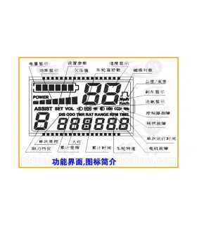 Контроллер электровелосипеда с дисплеем 36V 250W/350W (16167)