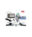 Контроллер электровелосипеда с дисплеем 350W 24V A24 866A-6 (16633)