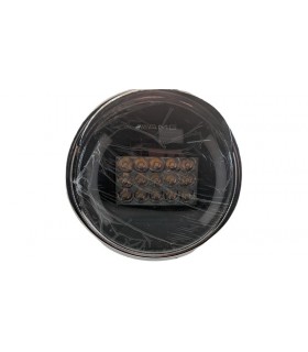 Фара на мотоцикл универсальная 12-60V 15*LED 18см (19306)