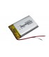 Аккумулятор LiPo 502535 A9 3.7V 500mah 35*25*5мм (15313)