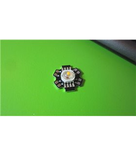 Светлодиод RGBW с радиатором 3000K 45mil 4*3W 700mA (12569)