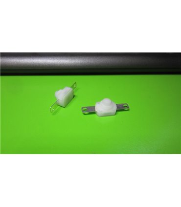 Кнопка с фиксацией в фонарь LED CREE 7мм белая (14325)