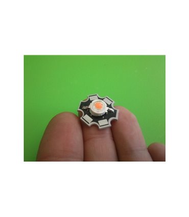 LED светодиод для растений радиатор 3W 840nm 80Lm (11137)
