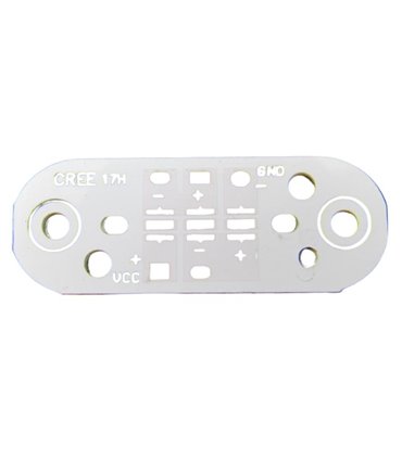 Радиатор алюминиевая подложка CREE XPE XTE CREE3535 3W 45*17мм (17683)