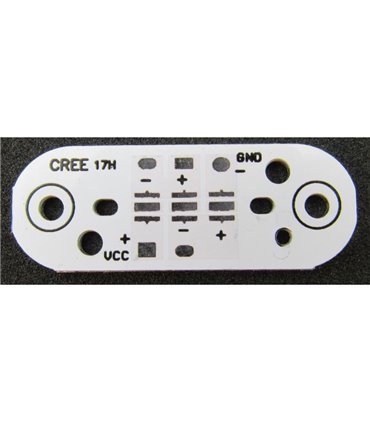 Радиатор алюминиевая подложка CREE XPE XTE CREE3535 3W 45*17мм (17683)