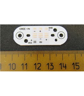 Радиатор алюминиевая подложка CREE XPE XTE CREE3535 3W 45*17мм (17683)