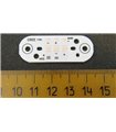 Радиатор алюминиевая подложка CREE XPE XTE CREE3535 3W 45*17мм (17683)