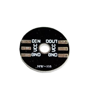 Светодиодная встроенная полноцветная подсветка 3 светодиоды WS2812 5050 RGB (17557)