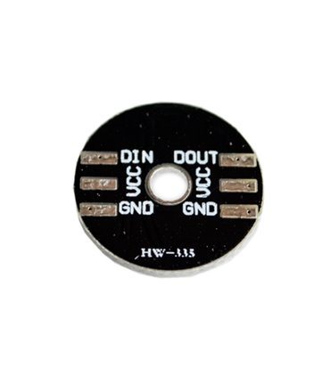 Светодиодная встроенная полноцветная подсветка 3 светодиоды WS2812 5050 RGB (17557)