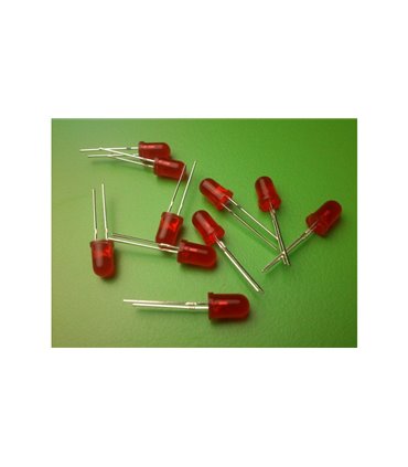 Светодиод LED F5 красный (11412)