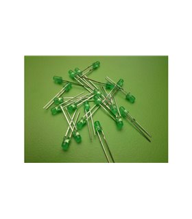 Светодиод LED F3 GREEN зеленый 10шт (11424)