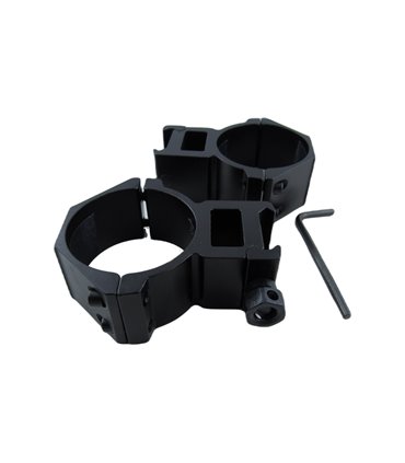 Кронштейн держатель для фонарика прицела алюминий 40мм пара (18905)