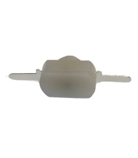 Кнопка фонарика белая с фиксацией 12*8*6мм. (19060) Кнопка фонарика белая с фиксацией 12*8*6мм. (19060)