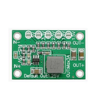 Понижающий преобразователь DC-DC in 5-16V out 1.25-5V 3A (18504)