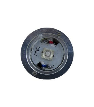 Светодиод с держателем фитиль фонарика 22.7мм T6 7W ультрафиолет (18710)