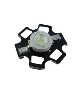 Светодиод на радиаторе 5W 520-530nm зеленый (18651) Светодиод на радиаторе 5W 520-530nm зеленый (18651)