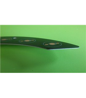 LED радиатор светодиод алюминий 6 диодов 198x35мм (11229)