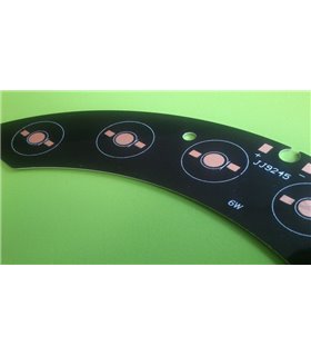 LED радиатор светодиод алюминий 6 диодов 198x35мм (11229)