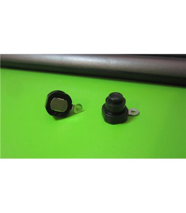 Кнопка с фиксацией для фонарика KAN10A черная (12551)