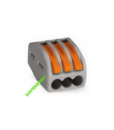 Клемма быстрого монтажа соединитель 3P PCT213 (10033)