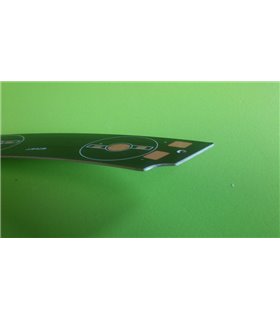 LED радиатор светодиод алюминий 3 диодов 145x25мм (11230)