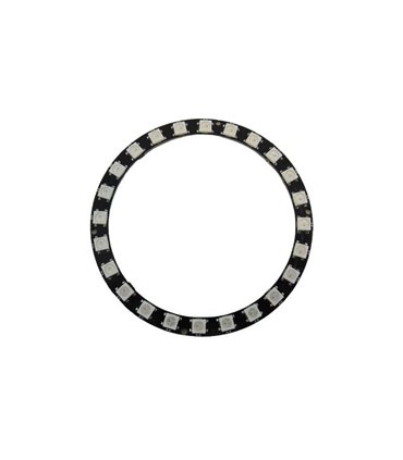 Светодиодный модуль RGB WS2812 5050 круг 24 диоды (17666)