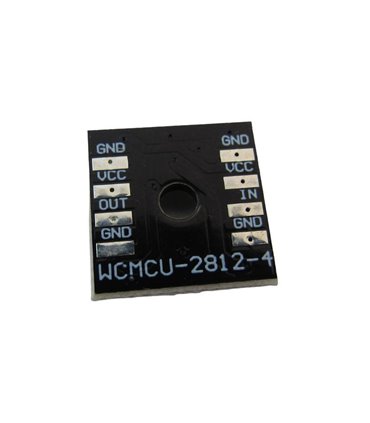 Светодиодный модуль RGB WS2812 5050 квадрат 4 диоды (17663)