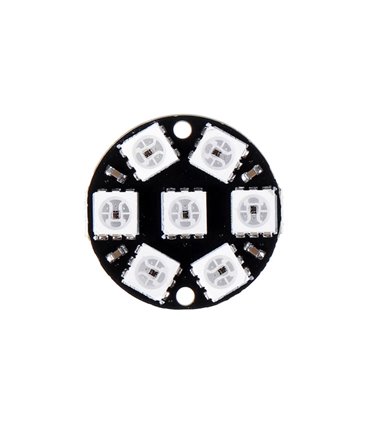 Светодиодная встроенная полноцветная подсветка 7 светодиодов WS2812 5050 RGB (17553)