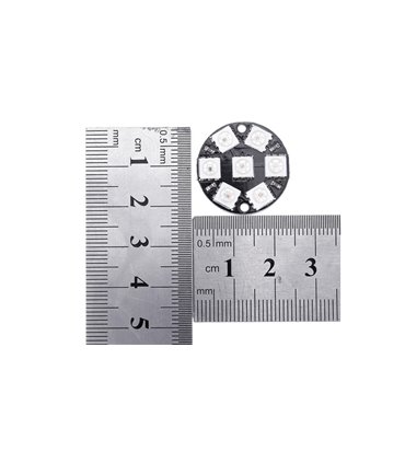 Светодиодная встроенная полноцветная подсветка 7 светодиодов WS2812 5050 RGB (17553)