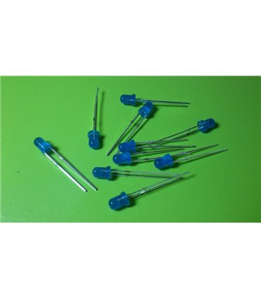 Светлодиоды SMD F5 синий цвет 10шт (11743)