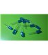 Светлодиоды SMD F3 синий цвет 10шт (11742)