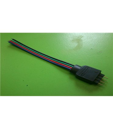 Коннектор LED светодиодной ленты RGB папа 4 pin (11356)