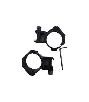 Кронштейн держатель для фонарика прицела алюминий 35мм пара (18906)