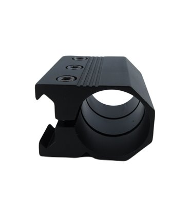 Зажим для фонарика прицела алюминий 25мм на планку 20мм (18904)