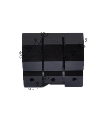 Зажим для фонарика прицела алюминий 25мм на планку 20мм (18904)