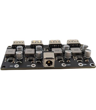 Понижающий преобразователь QC2.0 QC3.0 USB 4*USB (19343)