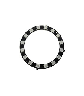 Светодиодный модуль RGB WS2812 5050 круг 16 диодов (17660)