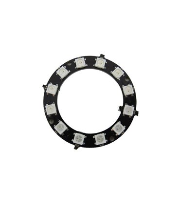 Светодиодный модуль RGB WS2812 5050 круг 12 диодов (17665)