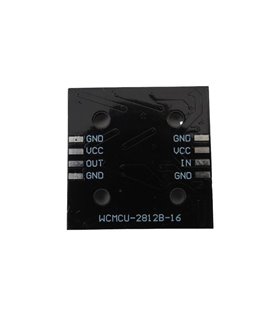 Светодиодный модуль RGB WS2812 5050 квадрат 16 диодов (17661)