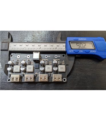 Понижающий преобразователь QC2.0 QC3.0 USB 4*USB (19343)