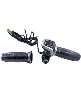 Комплект ручка газа с индикатором заряда и замком зажигания 48V (15194)