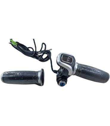 Комплект ручка газа с индикатором заряда и замком зажигания 48V (15194)