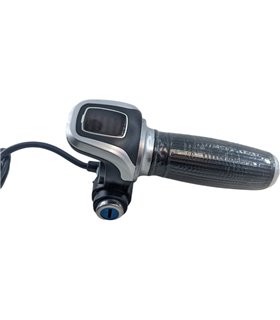 Комплект ручка газа с индикатором заряда и замком зажигания 48V (15194)