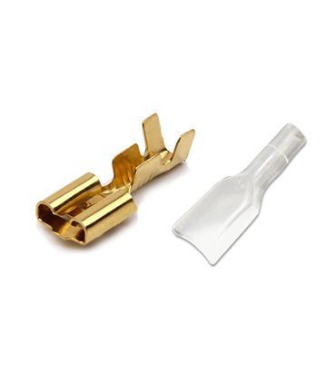 Клемма ножевая желтая 2.8мм (17989)