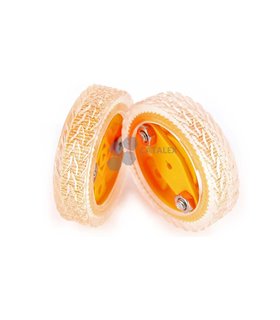 Износостойкое резиновое колесо для умного автомобиля 47*12mm под двигатель N20 (16082)