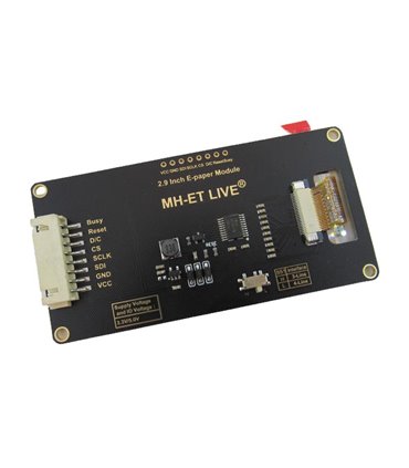 Дисплей электронной бумаги размер 2.9 дюйма SPI (17868)