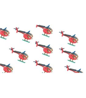 Детский конструктор DIY STEM-образование Вертолет (16473)