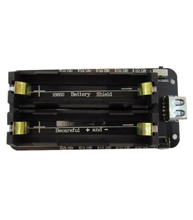 Держатель для двух аккумуляторов 18650 v3 для Raspberry Pi 3 5V (17939)